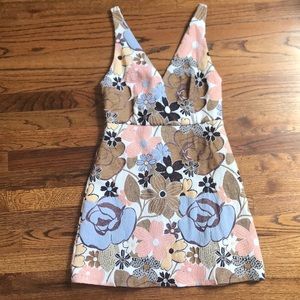 Zara flower embroidered dress